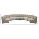  Manufacturer Color_Taupe -- Infinity 178" Brown Boucle Fabric Upholstered 8 pc Modular Sectional IMAGE 11