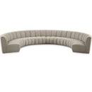  Manufacturer Color_Taupe -- Infinity 178" Brown Boucle Fabric Upholstered 8 pc Modular Sectional IMAGE 1
