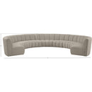  Manufacturer Color_Taupe -- Infinity 178" Brown Boucle Fabric Upholstered 9 pc Modular Sectional IMAGE 11
