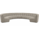  Manufacturer Color_Taupe -- Infinity 178" Brown Boucle Fabric Upholstered 9 pc Modular Sectional IMAGE 1
