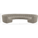  Manufacturer Color_Taupe -- Infinity 178" Brown Boucle Fabric Upholstered 10 pc Modular Sectional IMAGE 11