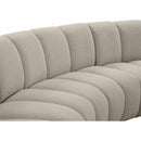  Manufacturer Color_Taupe -- Infinity 178" Brown Boucle Fabric Upholstered 10 pc Modular Sectional IMAGE 5