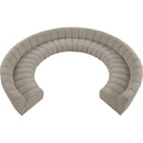  Manufacturer Color_Taupe -- Infinity 178" Brown Boucle Fabric Upholstered 10 pc Modular Sectional IMAGE 6