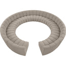 Meridian Infinity Brown Boucle Fabric 12 pc Modular Sectional IMAGE 6