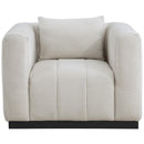  Manufacturer Color_Beige -- Meridian Lucia Stationary Fabric Chair IMAGE 4