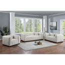  Manufacturer Color_Beige -- Meridian Lucia Stationary Fabric Sofa IMAGE 7