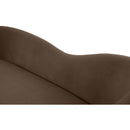  Manufacturer Color_Brown -- Ritz 85.5" Brown Velvet Upholstered Sofa IMAGE 11
