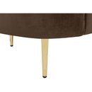  Manufacturer Color_Brown -- Ritz 85.5" Brown Velvet Upholstered Sofa IMAGE 12