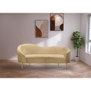  Manufacturer Color_Camel -- Ritz 67" Camel Velvet Upholstered Loveseat IMAGE 2