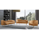  Manufacturer Color_Saddle -- Ritz 67" Saddle Velvet Upholstered Loveseat IMAGE 7
