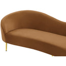  Manufacturer Color_Saddle -- Ritz 85.5" Saddle Velvet Upholstered Sofa IMAGE 9