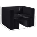  Manufacturer Color_Black -- Meridian Henson Stationary Fabric Chair IMAGE 18