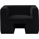  Manufacturer Color_Black -- Meridian Henson Stationary Fabric Chair IMAGE 5