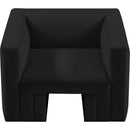  Manufacturer Color_Black -- Meridian Henson Stationary Fabric Chair IMAGE 6