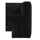 Meridian Henson Black Velvet Chair IMAGE 8