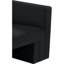  Manufacturer Color_Black -- Meridian Henson Stationary Fabric Loveseat IMAGE 13