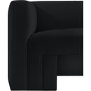  Manufacturer Color_Black -- Meridian Henson Stationary Fabric Sofa IMAGE 11