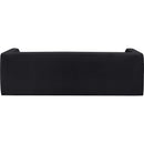 Meridian Henson Black Velvet Sofa IMAGE 3