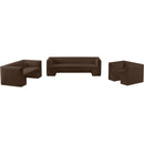  Manufacturer Color_Brown -- Henson Brown Velvet Upholstered Chair IMAGE 16