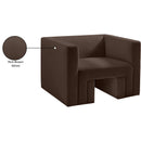  Manufacturer Color_Brown -- Henson Brown Velvet Upholstered Chair IMAGE 19