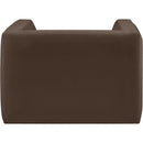 Meridian Henson Brown Velvet Chair IMAGE 3