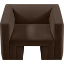  Manufacturer Color_Brown -- Henson Brown Velvet Upholstered Chair IMAGE 6