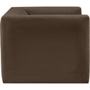  Manufacturer Color_Brown -- Henson Brown Velvet Upholstered Chair IMAGE 7
