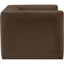 Meridian Henson Brown Velvet Chair IMAGE 7