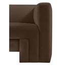  Manufacturer Color_Brown -- Henson Brown Velvet Upholstered Chair IMAGE 8