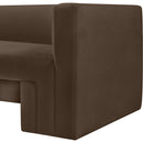  Manufacturer Color_Brown -- Henson Brown Velvet Upholstered Chair IMAGE 9