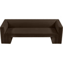 Meridian Henson Brown Velvet Sofa IMAGE 6