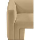 Manufacturer Color_Camel -- Henson Camel Velvet Upholstered Chair IMAGE 14