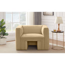  Manufacturer Color_Camel -- Henson Camel Velvet Upholstered Chair IMAGE 2