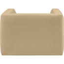  Manufacturer Color_Camel -- Henson Camel Velvet Upholstered Chair IMAGE 3
