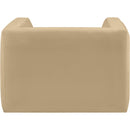 Meridian Henson Camel Velvet Chair IMAGE 3