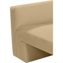 Meridian Henson Camel Velvet Sofa IMAGE 10