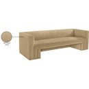  Manufacturer Color_Camel -- Henson 89.5" Camel Velvet Upholstered Sofa IMAGE 19