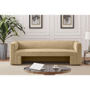  Manufacturer Color_Camel -- Henson 89.5" Camel Velvet Upholstered Sofa IMAGE 2