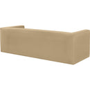  Manufacturer Color_Camel -- Henson 89.5" Camel Velvet Upholstered Sofa IMAGE 4