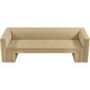 Meridian Henson Camel Velvet Sofa IMAGE 6