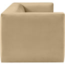  Manufacturer Color_Camel -- Henson 89.5" Camel Velvet Upholstered Sofa IMAGE 7