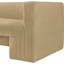  Manufacturer Color_Camel -- Henson 89.5" Camel Velvet Upholstered Sofa IMAGE 9