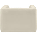  Manufacturer Color_Cream -- Henson Cream Velvet Upholstered Chair IMAGE 3