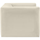  Manufacturer Color_Cream -- Henson Cream Velvet Upholstered Chair IMAGE 7
