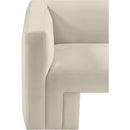  Manufacturer Color_Cream -- Henson 63" Cream Velvet Upholstered Loveseat IMAGE 14