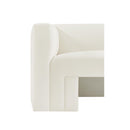  Manufacturer Color_Cream -- Henson 89.5" Cream Velvet Upholstered Sofa IMAGE 11