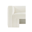 Meridian Henson Cream Velvet Sofa IMAGE 11