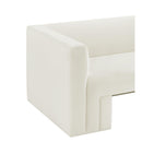  Manufacturer Color_Cream -- Henson 89.5" Cream Velvet Upholstered Sofa IMAGE 12