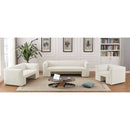  Manufacturer Color_Cream -- Henson 89.5" Cream Velvet Upholstered Sofa IMAGE 17