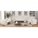 Meridian Henson Cream Velvet Sofa IMAGE 17